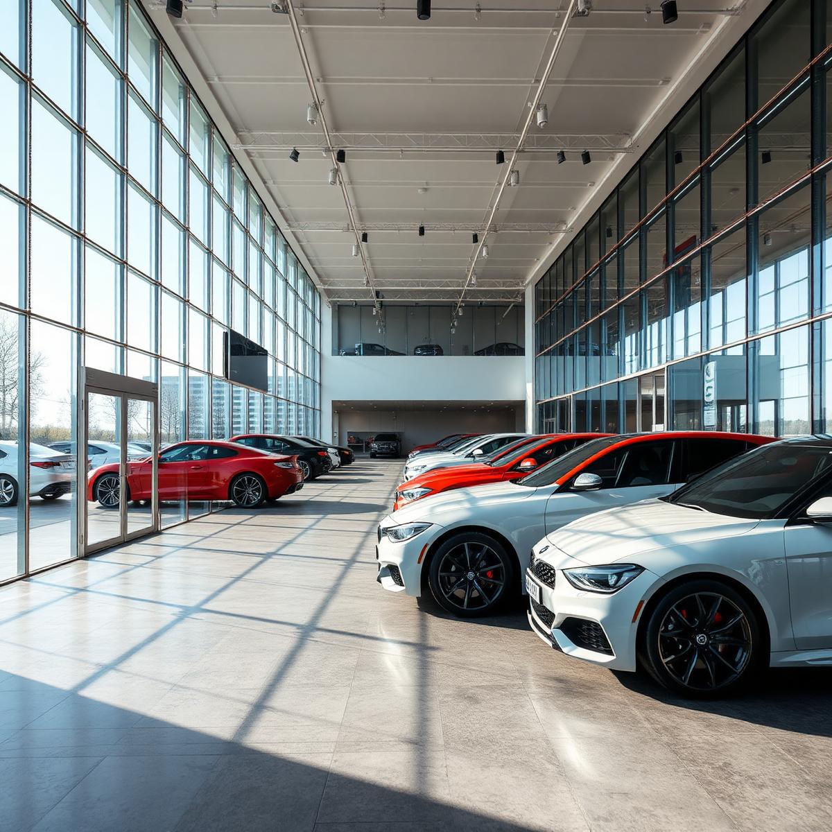 Vantage Motors showroom floor